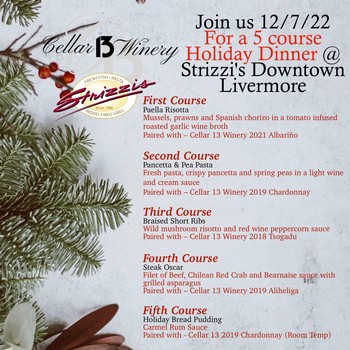 Strizzi's C13 Holiday Dinner
