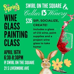 Wine Glass Painting Class @ Swirl